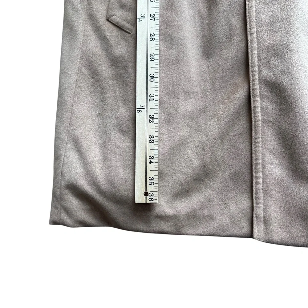 Vintage Angel Suede by Grais Men's Taupe Microsuede Coat‎ 42 Regular
